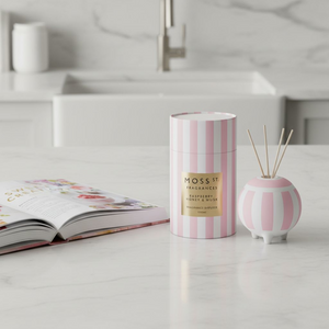 Moss St Ceramic Mini Diffuser - Raspberry, Honey & Musk - 100mL