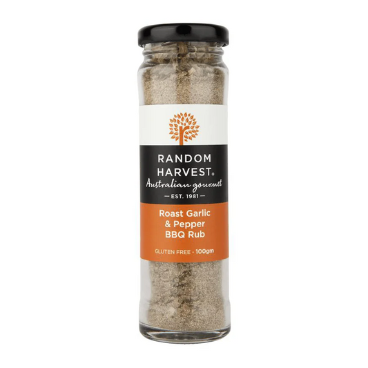 Random Harvest - Roast Garlic & Pepper BBQ Rub - 100g