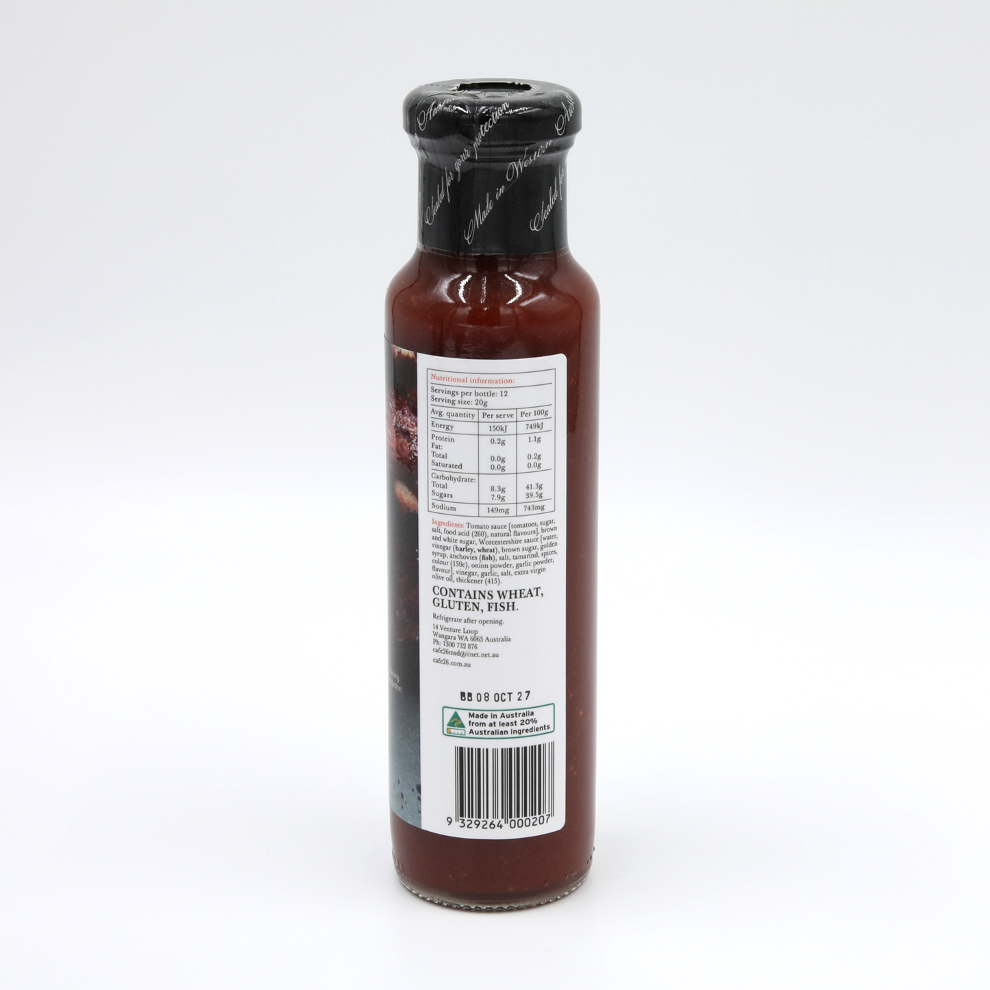 Cafe 26 - BBQ Rib Sauce & Marinade - 250mL