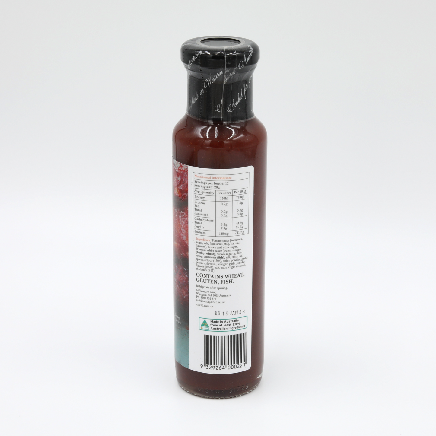 Cafe 26 - Smokey BBQ Sauce & Marinade - 250mL