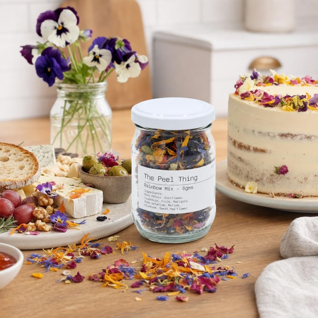 The Peel Thing - Edible Flower Sprinkles 8g Jar