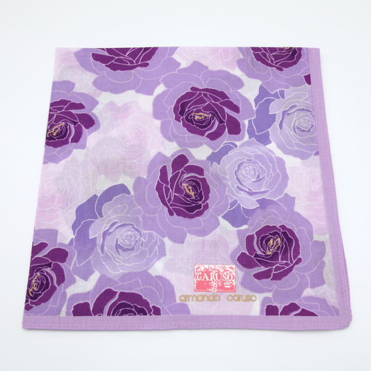 Armando Caruso - Ladies Hankies - Roses Two Tone
