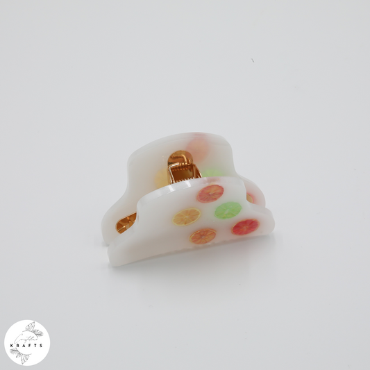 Hair Claw - Summer Citrus Spread