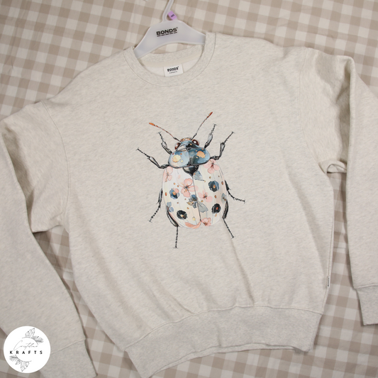 Bonds - Beige Jumper - Watercolour Beetle