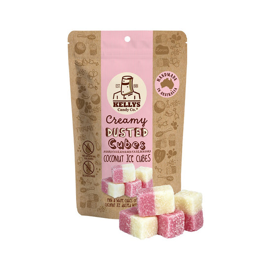 Kellys Candy Co - Coconut Ice Cubes - 180g