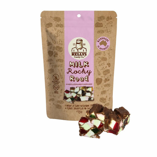 Kellys Candy Co - Milk Rocky Road - 175g