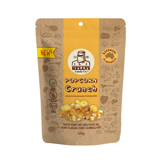 Kellys Candy Co - Popcorn Crunch - 150g