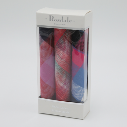 Rosdale - Ladies Hankies - European Woven - Box of 3