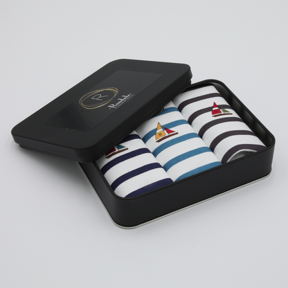 Armando Caruso - Mens Hankies - Tin of 3