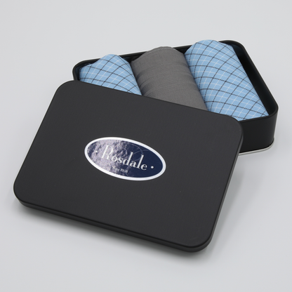 Rosdale - Mens Hankies - Tin of 3