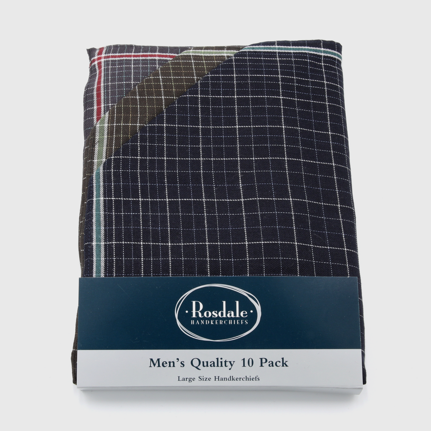 Rosdale - Mens Hankies - Quality 10pk