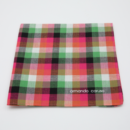 Armando Caruso - Ladies Hankies - Colourful Checks