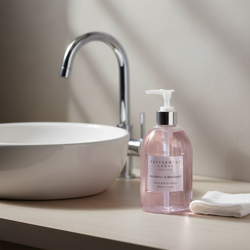 Peppermint Grove Hand & Body Wash - Patchouli & Bergamot - 500mL