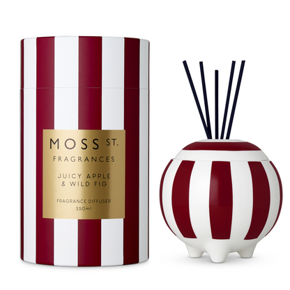 Moss St Ceramic Diffuser - Juicy Apple & Wild Fig - 350mL