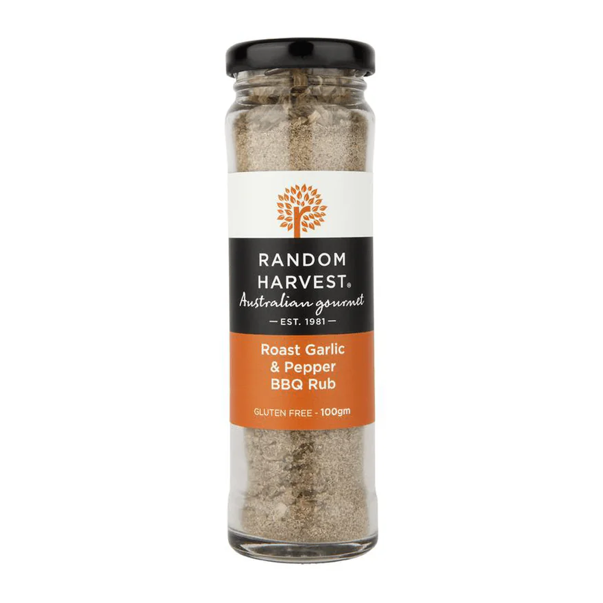 Random Harvest - Roast Garlic & Pepper BBQ Rub - 100g