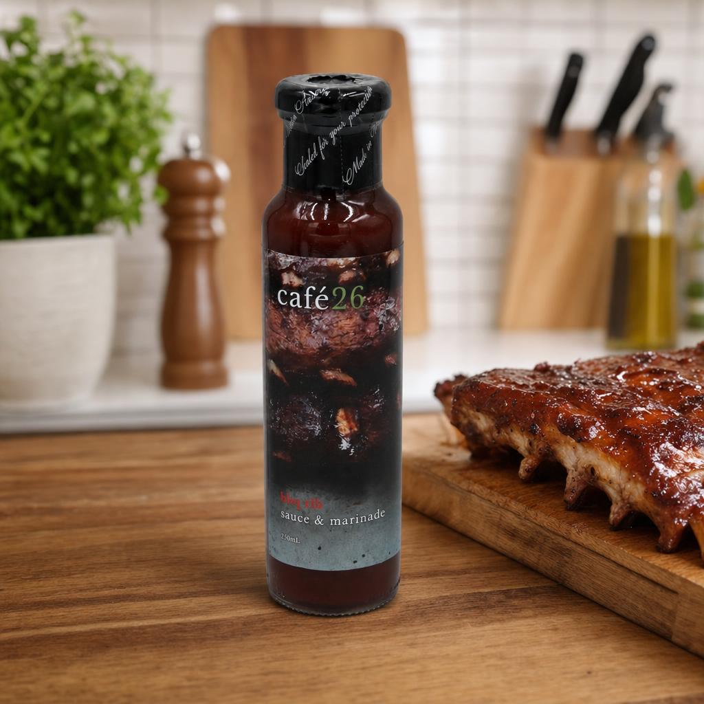 Cafe 26 - BBQ Rib Sauce & Marinade - 250mL