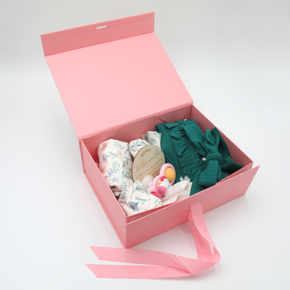 Baby Gift Box - Girls Swaddle Set
