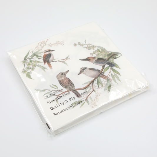 Paper Napkins - Kookaburra - 20Pk