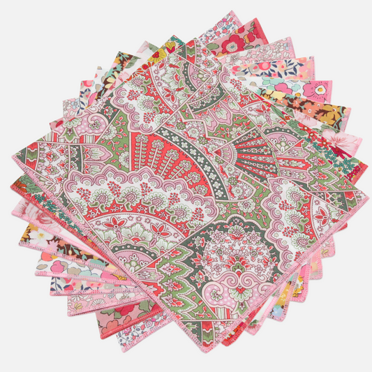 Annas - Liberty - Ladies Hankies - Pinks