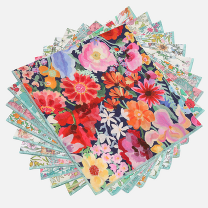 Annas - Liberty - Ladies Hankies - Greens