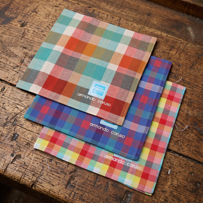 Armando Caruso - Ladies Hankies - Bright Checks