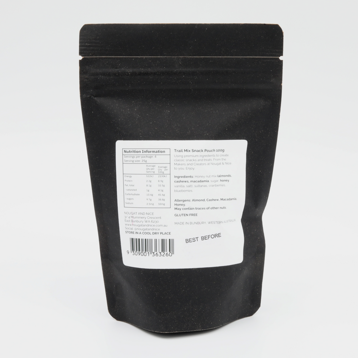 Nougat & Nice - Nougat Trail Mix Pouch 100g