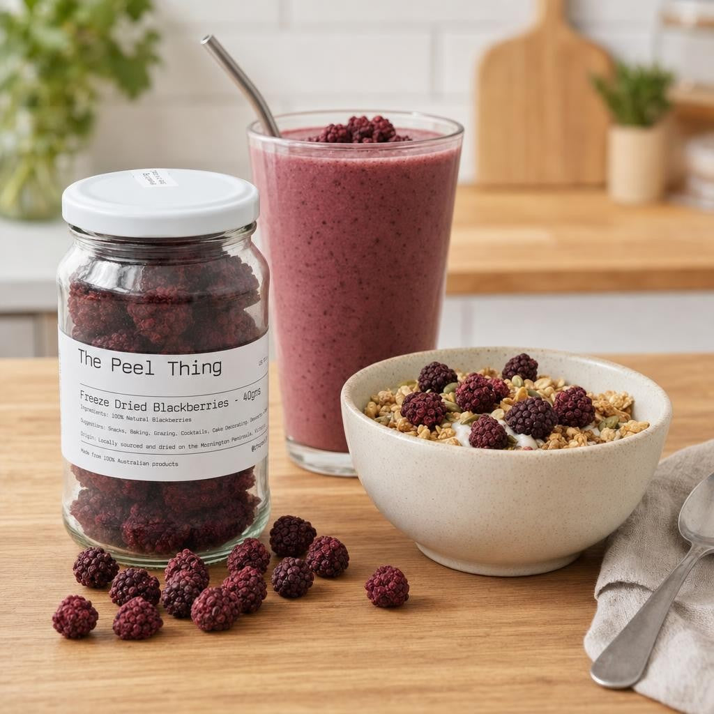 The Peel Thing - Freeze Dried - Whole Blackberries - 40g