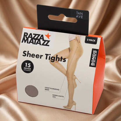 Razzamatazz Sheer Tights - 2pk