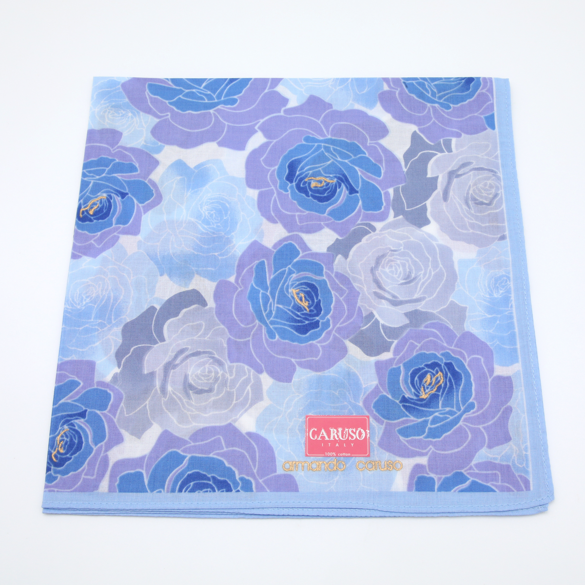Armando Caruso - Ladies Hankies - Roses Two Tone