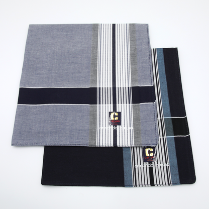 Armando Caruso - Mens Hankies - Dark/Light Denim