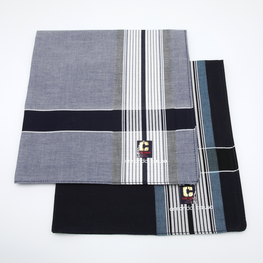 Armando Caruso - Mens Hankies - Dark/Light Denim