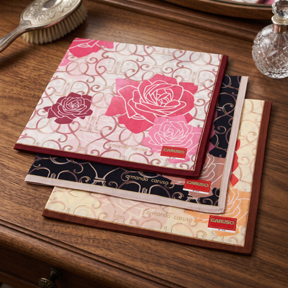 Armando Caruso - Ladies Hankies - Large Roses