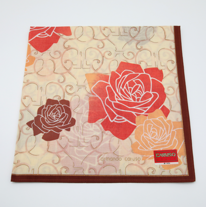 Armando Caruso - Ladies Hankies - Large Roses