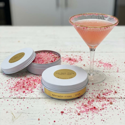 The Peel Thing - Cocktail Candy Sugar Rims - Watermelon Kisses