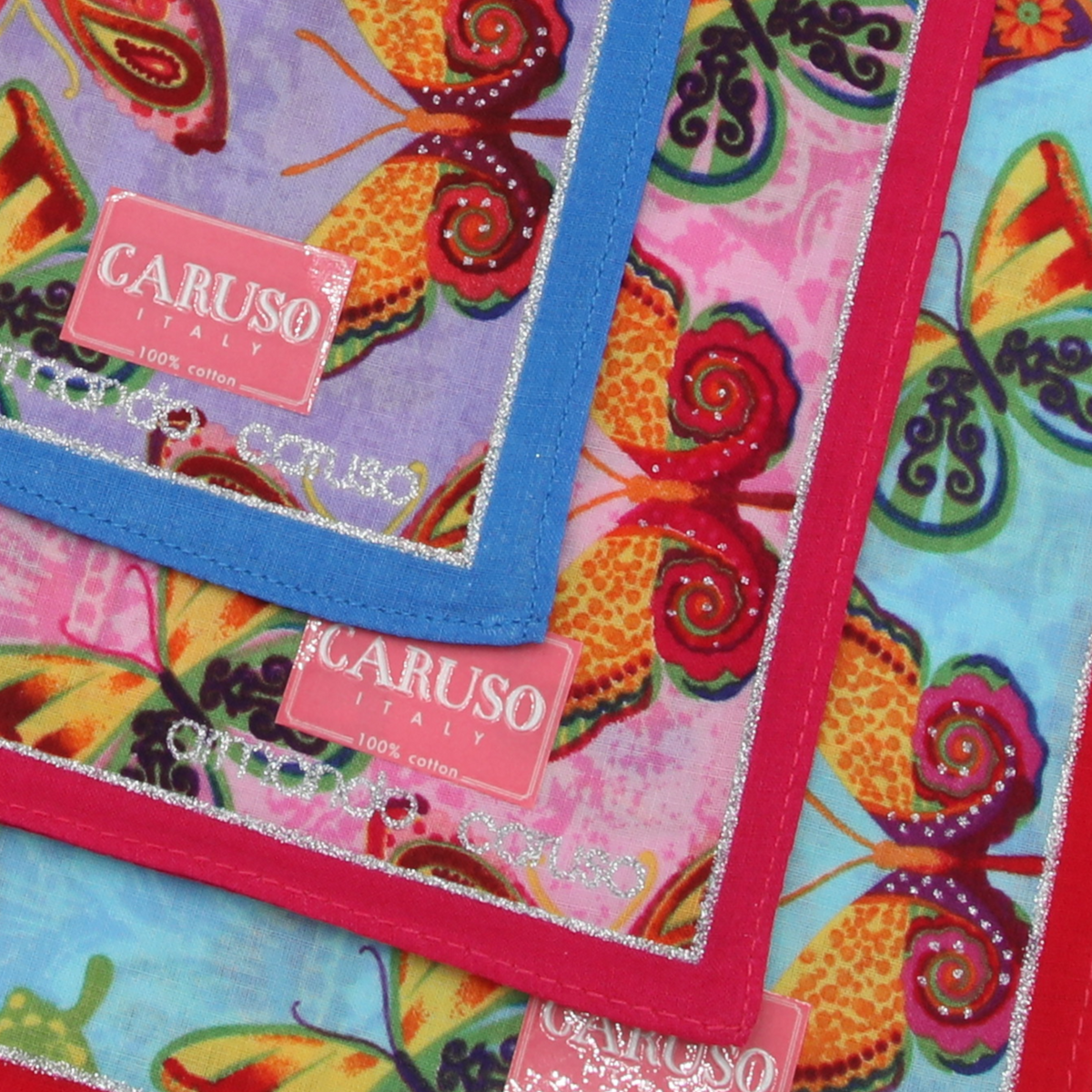 Armando Caruso - Ladies Hankies - Bright Butterflies