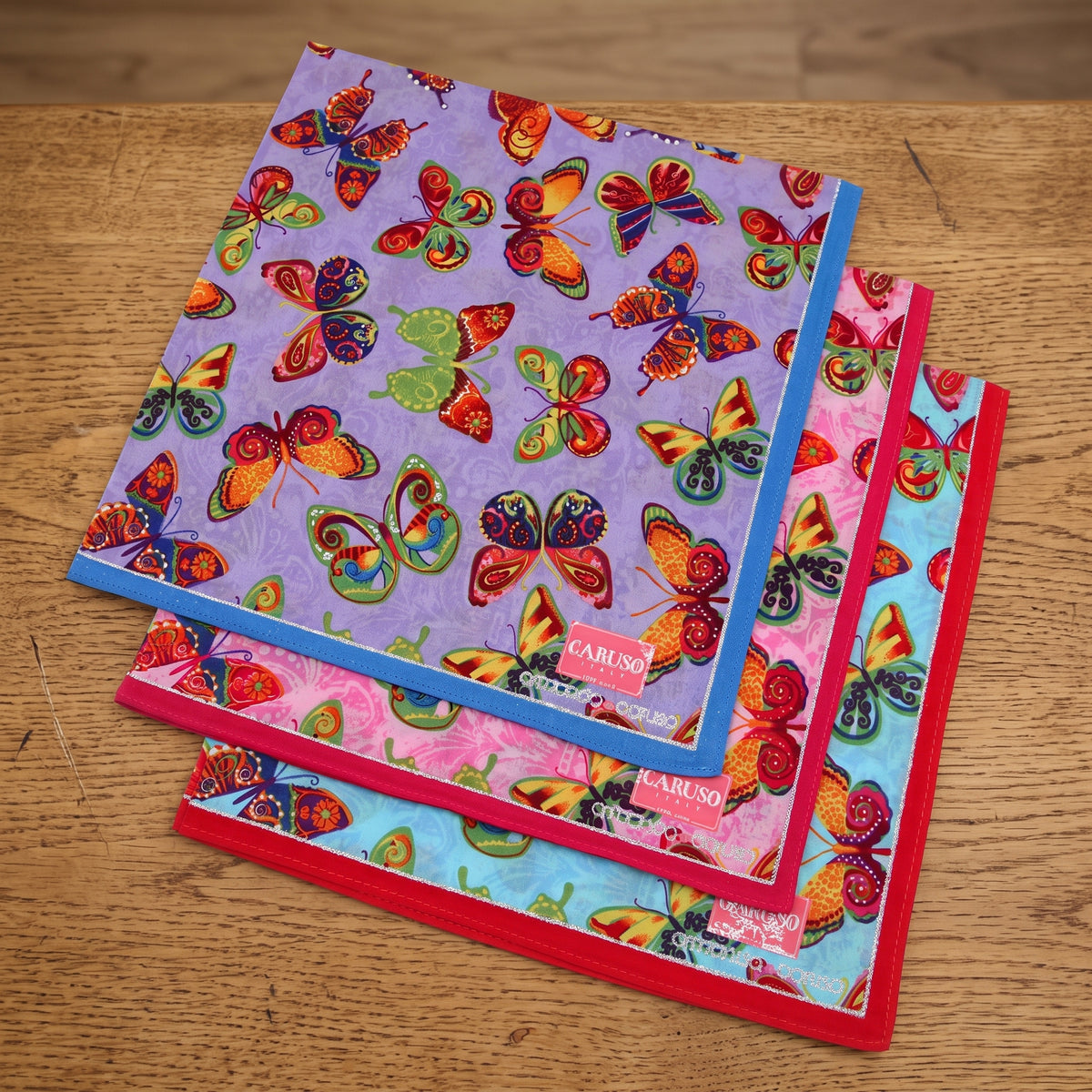Armando Caruso - Ladies Hankies - Bright Butterflies
