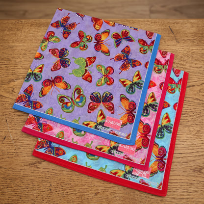 Armando Caruso - Ladies Hankies - Bright Butterflies