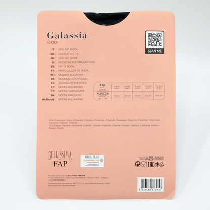 Bellissima Girl Patterned Tights - Galassia