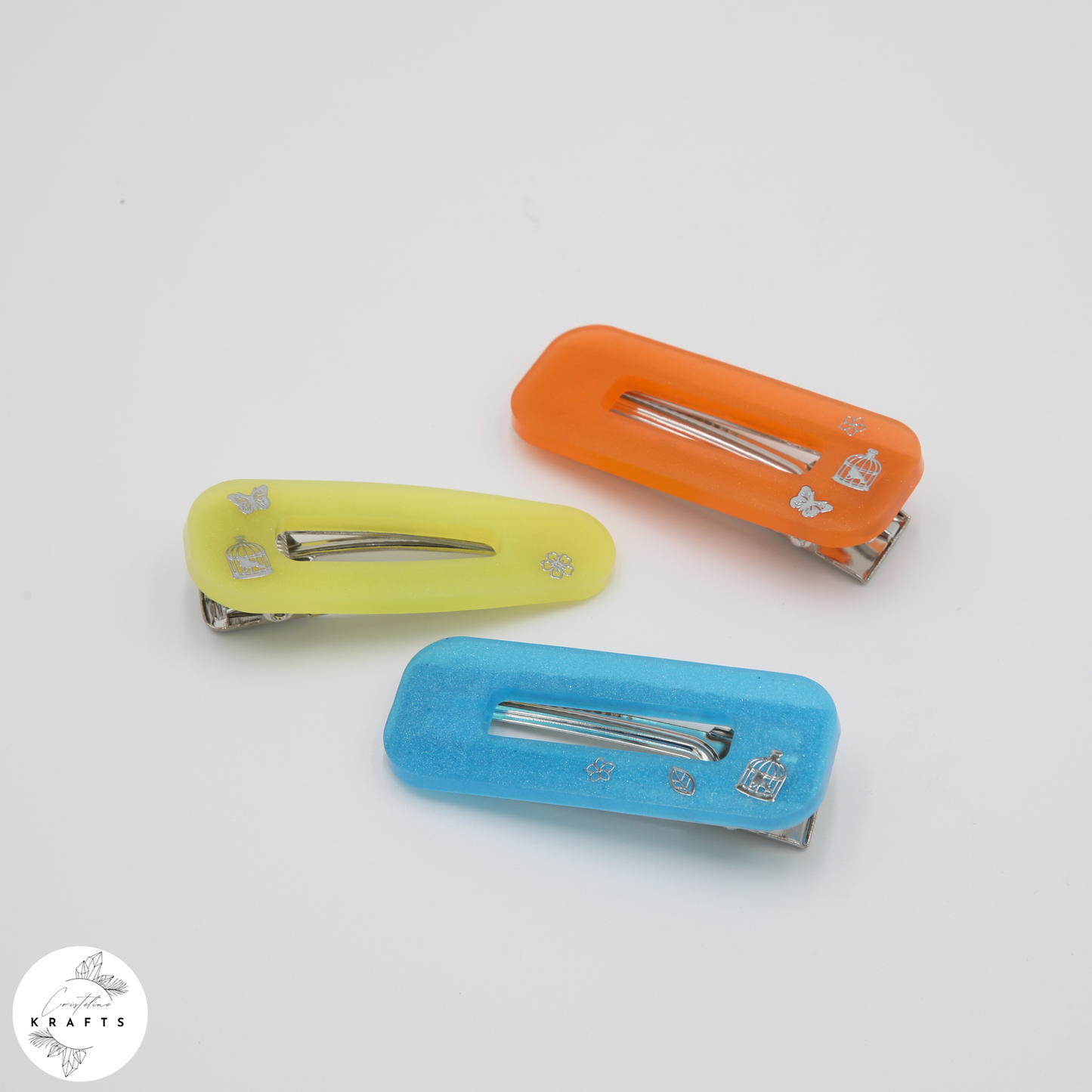Hair Clip Trio - Summer Fun - In the Garden