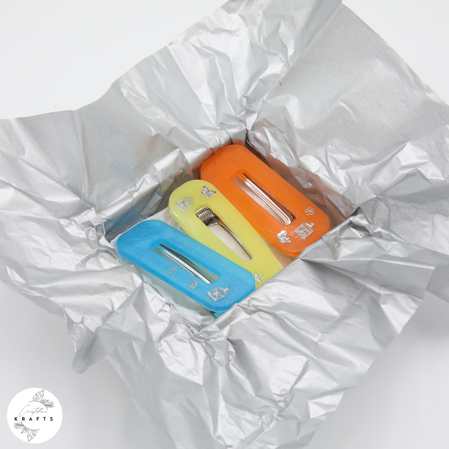 Hair Clip Trio - Summer Fun - In the Garden