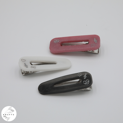Hair Clip Trio - Playful Classics - Love of Music