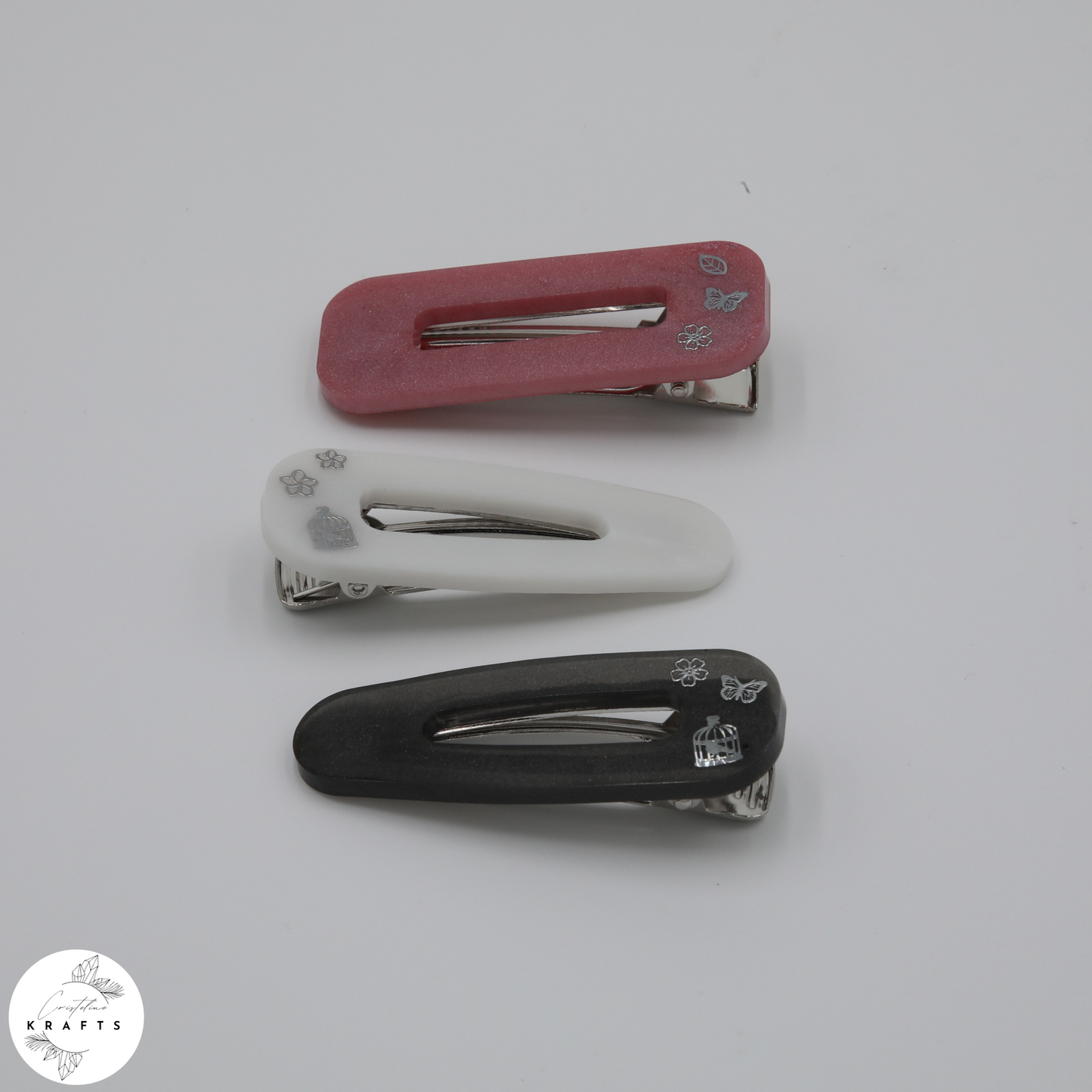Hair Clip Trio - Playful Classics - In the Garden