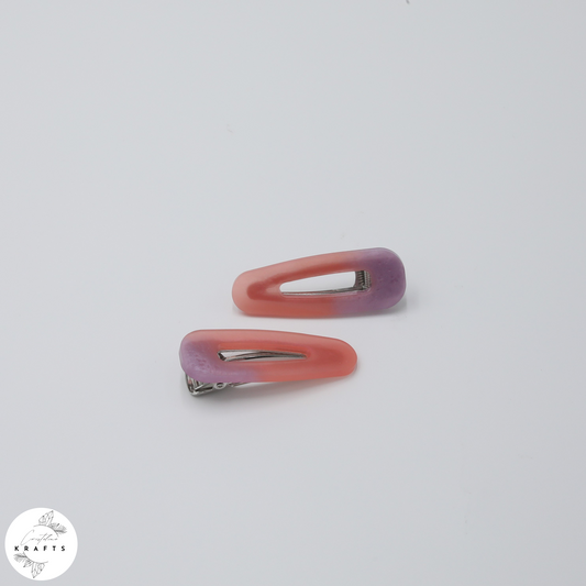 Hair Clip Pair - Two Toned