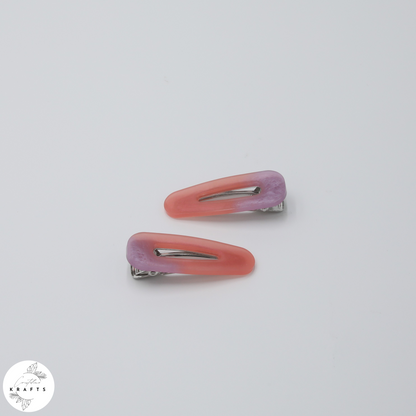 Hair Clip Pair - Two Toned