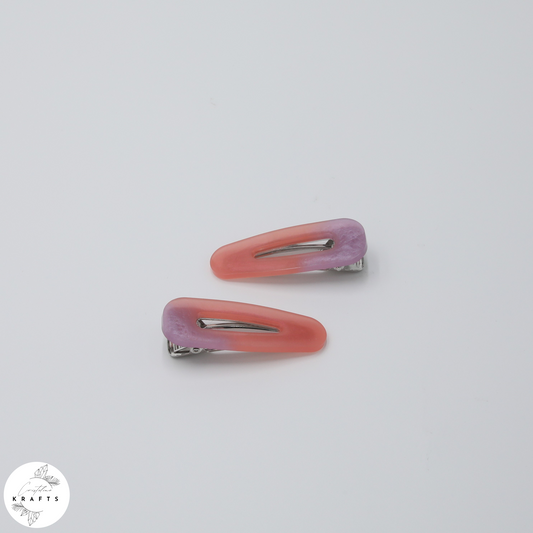 Hair Clip Pair - Two Toned