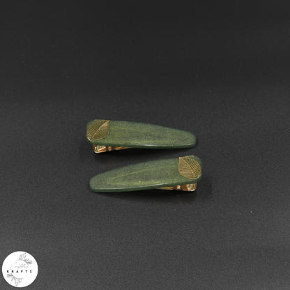 Solid Pair - Gold Classic Leaf - Autumn
