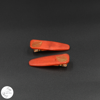 Solid Pair - Gold Classic Leaf - Autumn