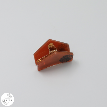 Hair Claw - Bronzed - Black Dandelion