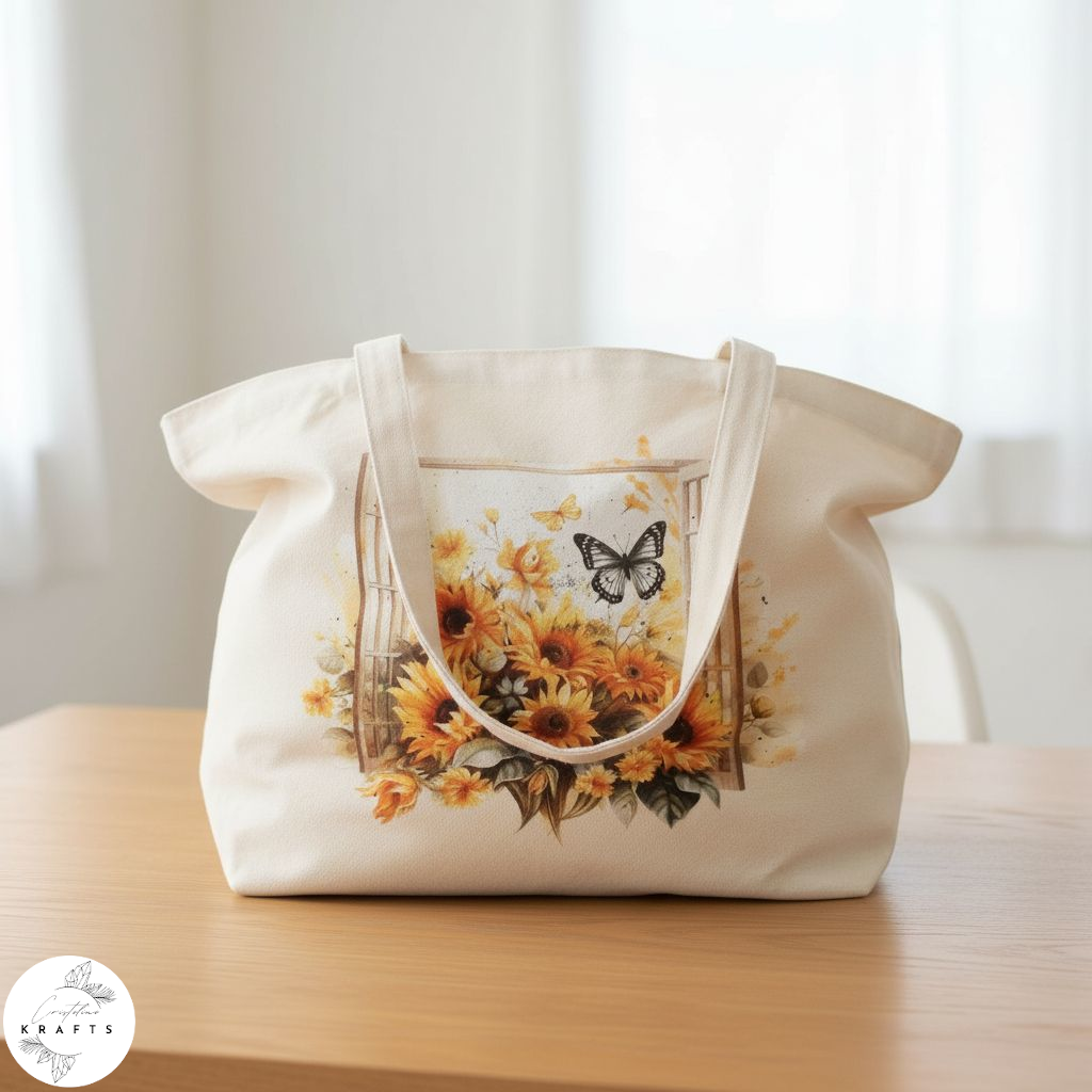 Tote Bag - Sunflowers in Window