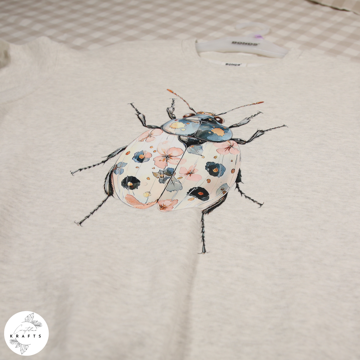 Bonds - Beige Jumper - Watercolour Beetle